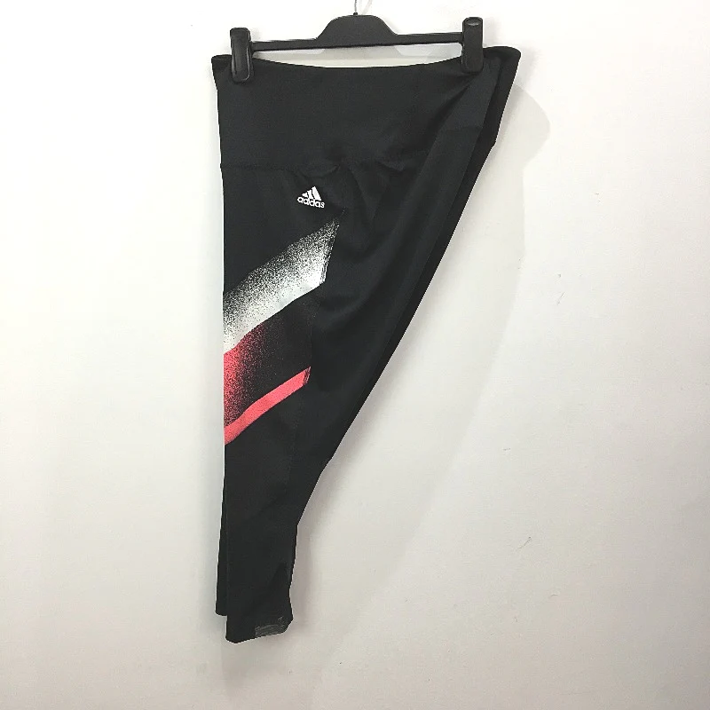 Adidas Aeroready Training Black Mesh Calf 3/4 Length Tights Size 1X UK 20-22 NEW - Image 4