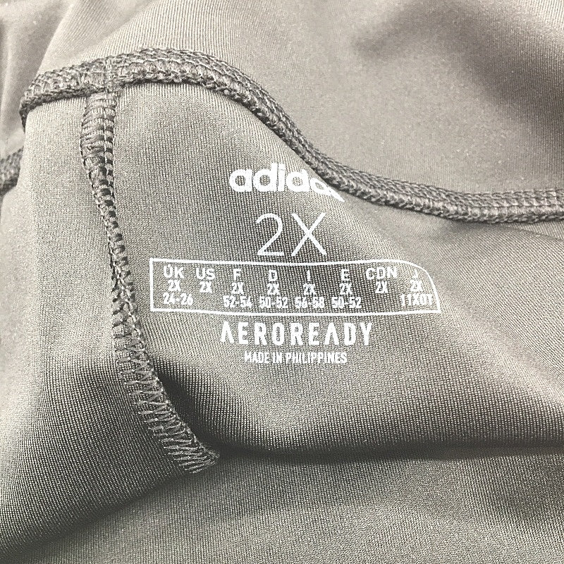 Adidas Aeroready Training Black Mesh Calf 3/4 Length Tights Size 2X UK 24-26 NEW - Image 6