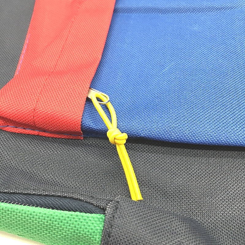 Navy Green Red & Yellow 14.5L Junior Classic Lightweight Backpack 40cm NEW - Image 3