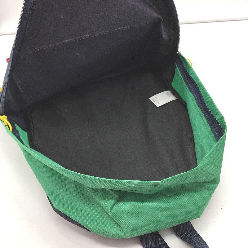 Navy Green Red & Yellow 14.5L Junior Classic Lightweight Backpack 40cm NEW - Image 4