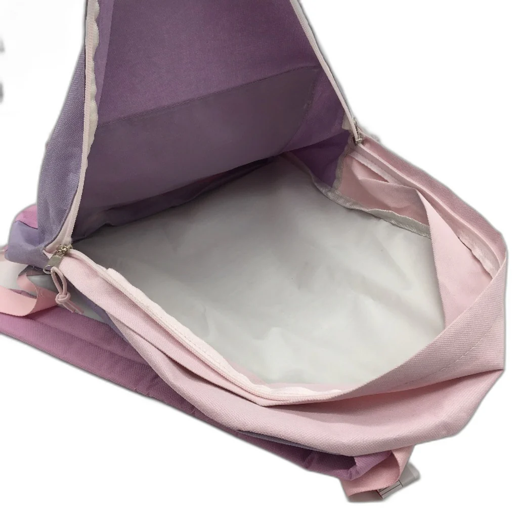 Dual Pink & Purple 14.5L Junior Classic Lightweight Kids Backpack 40cm NEW - Image 4
