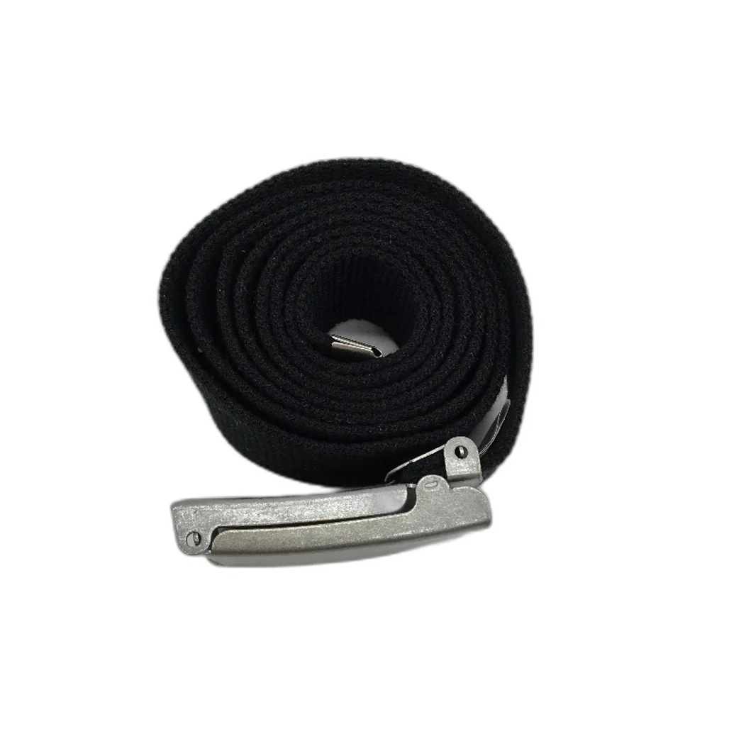 Spencer Project Lightspeed Canvas Cotton Woven Belt L120CM Mens Black NEW - Image 2