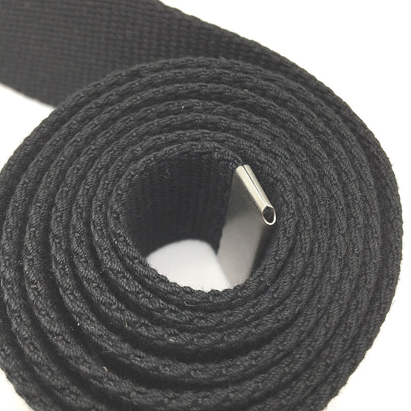 Spencer Project Lightspeed Canvas Cotton Woven Belt L120CM Mens Black NEW - Image 4