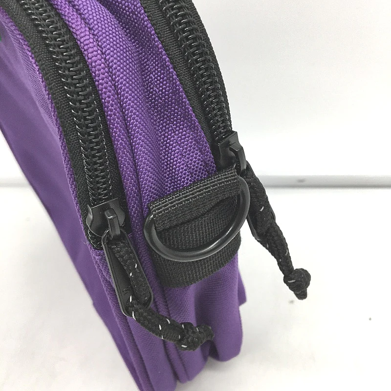Spencer Project Burnside Camera Bag Pouch With Pockets Canvas Purple Unisex NEW - Image 3