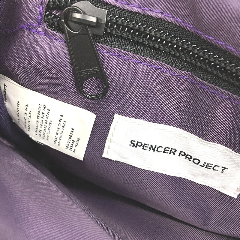 Spencer Project Burnside Camera Bag Pouch With Pockets Canvas Purple Unisex NEW - Image 4