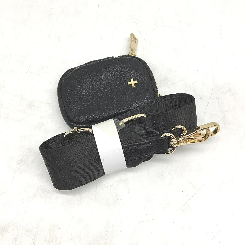 PETA & JAIN Black Small Shoulder Bag With Crossbody Strap & Mini Pouch NEW - Image 4