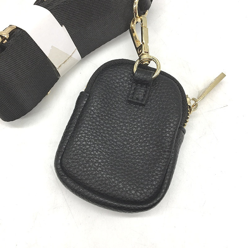 PETA & JAIN Black Small Shoulder Bag With Crossbody Strap & Mini Pouch NEW - Image 5
