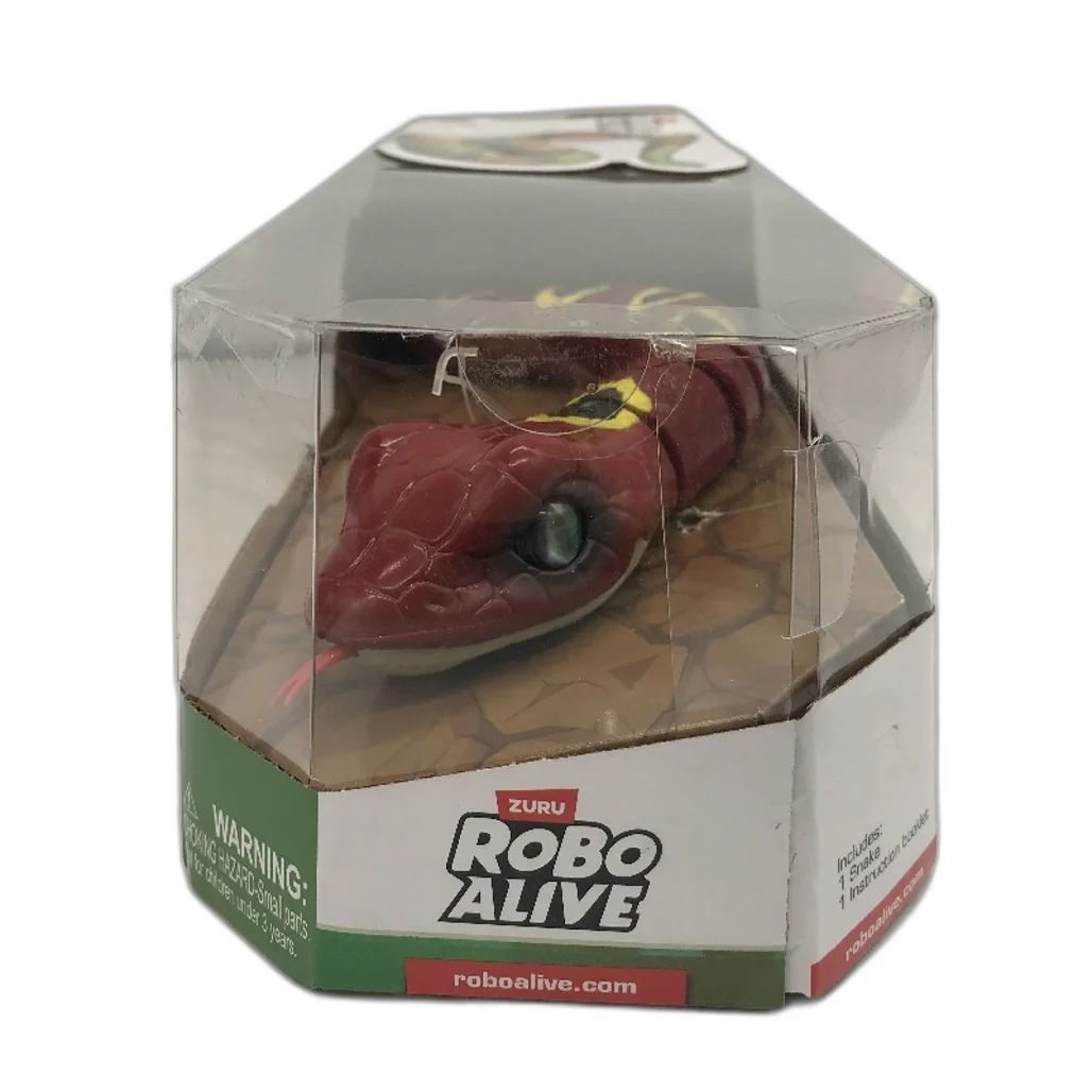 ZURU Robo Alive Light Up Slithering Robotic Snake Toy Battery Powered Red NEW - Image 5