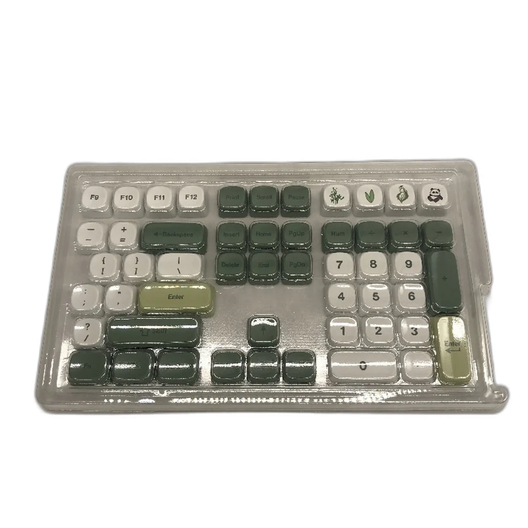 XVX MOA Profile Matcha Panda PBT Dye-Sub 143-Key Keycaps Set - Image 6