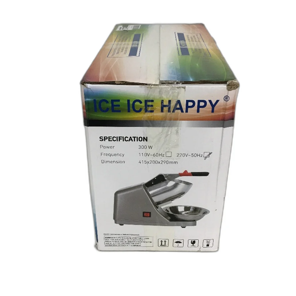 Roedeer High Power Ice Crusher Shaved Ice Machine Stainless Steel Blade 300W - Image 5