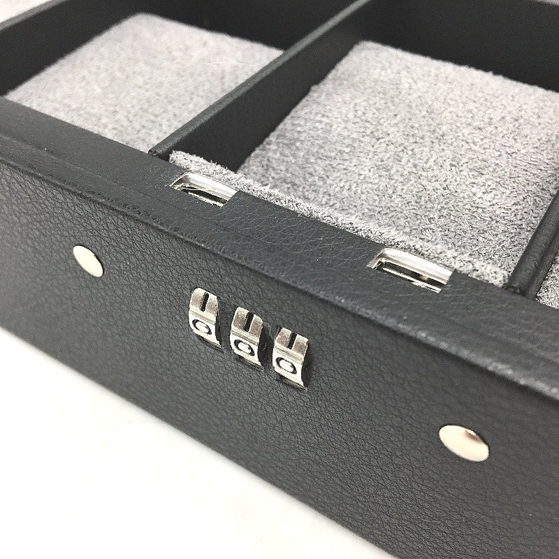 ProCase 10 Slot Watch Case Display Box With 3 Digit Combination Lock Black NEW - Image 3