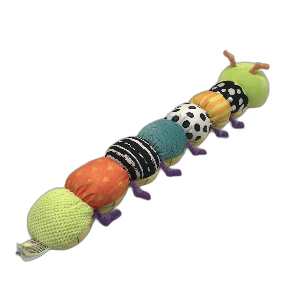Baby Musical Caterpillar Sensory Plush Toy With Hidden Music Button In Head NEW - Image 4