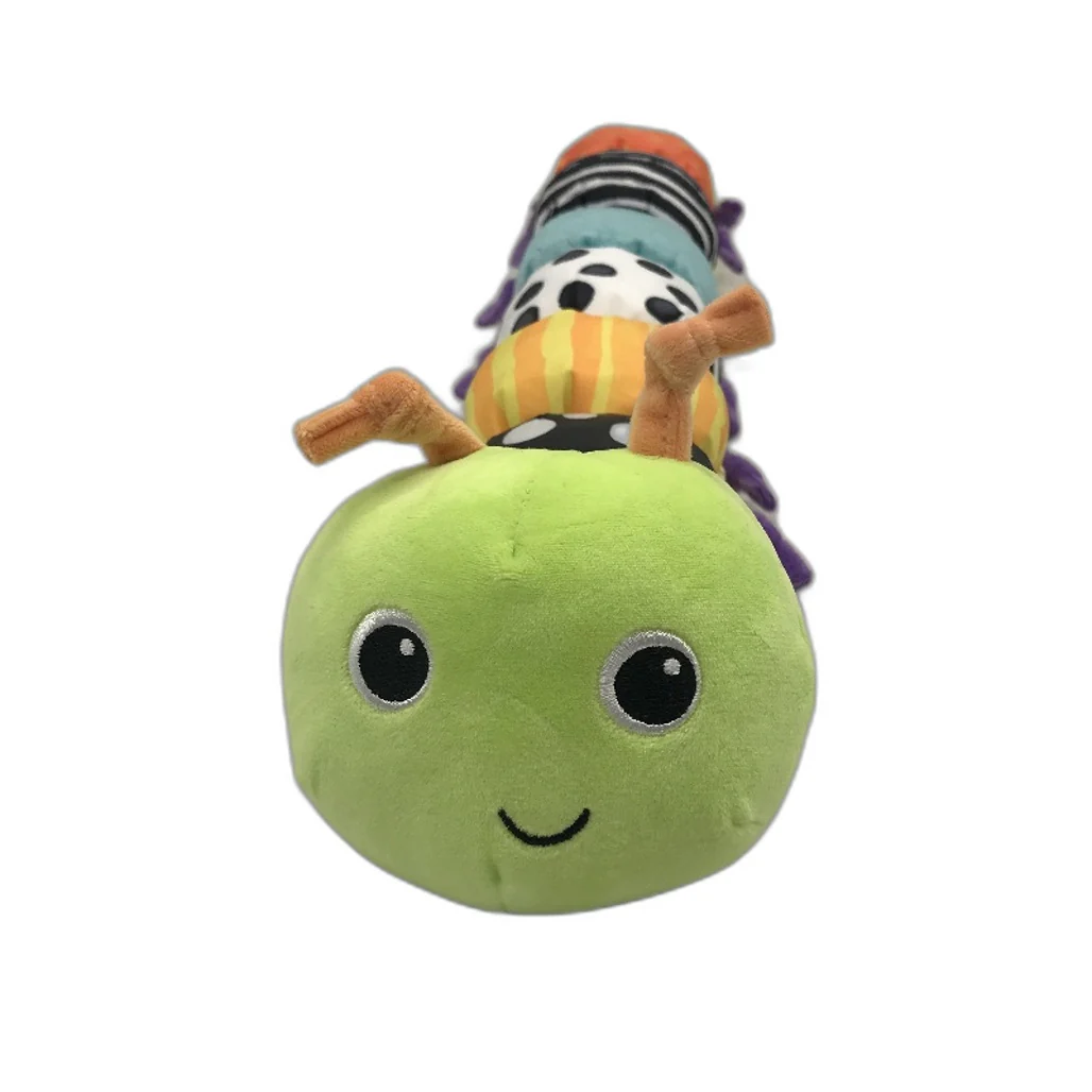 Baby Musical Caterpillar Sensory Plush Toy With Hidden Music Button In Head NEW - Image 7