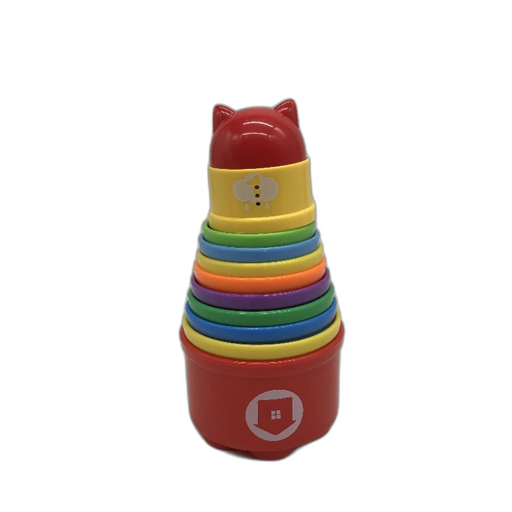 Rainbow Stacking Cup With Sound & Light Battery Operated Baby Infant Toys NEW - Image 2