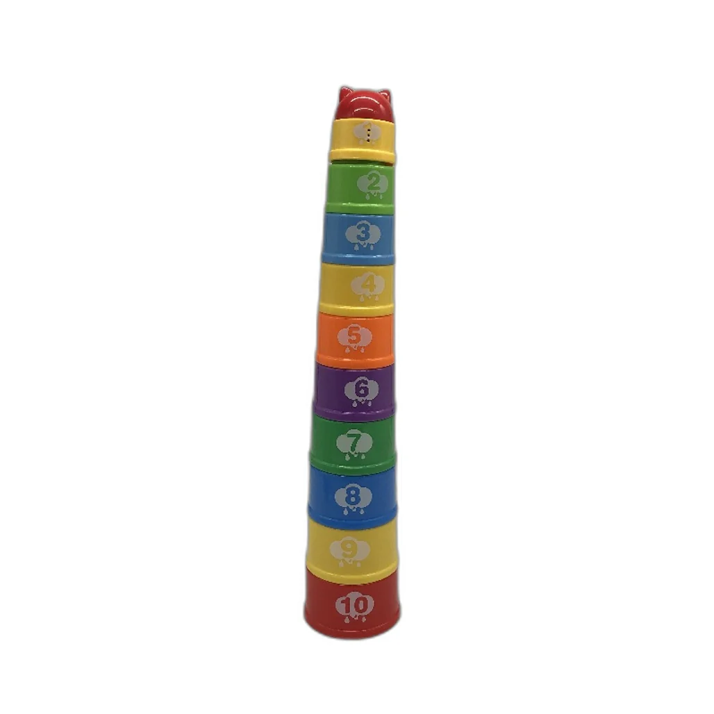 Rainbow Stacking Cup With Sound & Light Battery Operated Baby Infant Toys NEW - Image 6