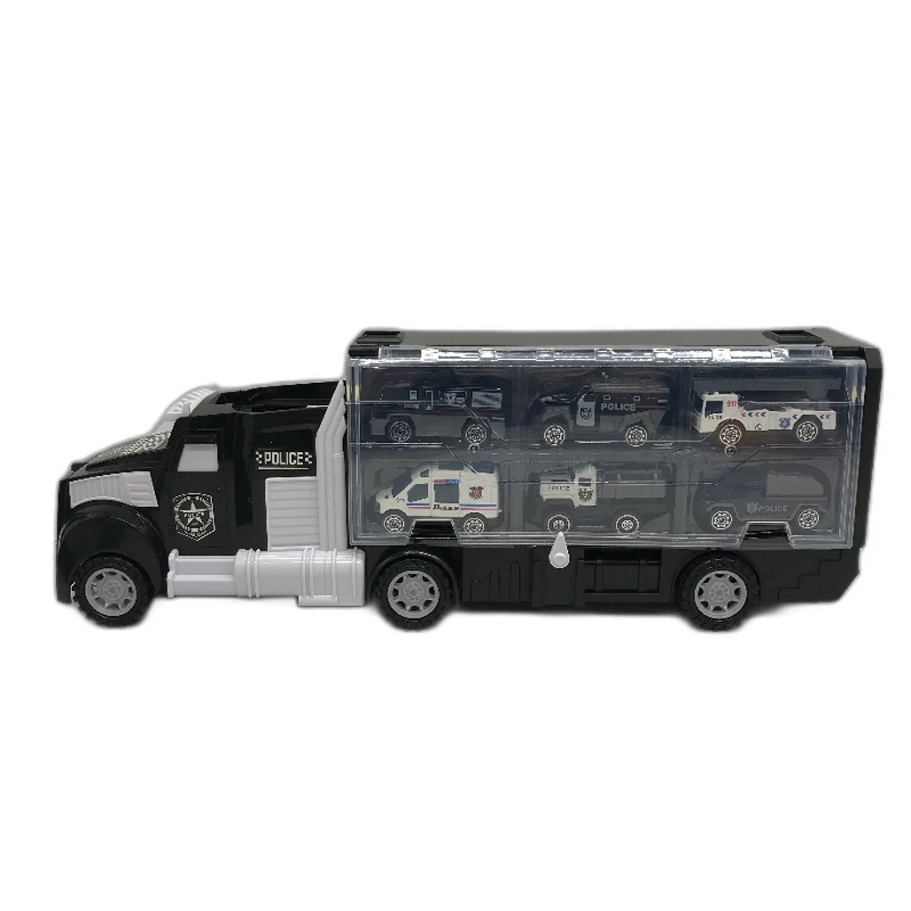NIPLOOOW Transport Vehicle Truck Toy Set With Play Mat Die-Cast Cars Age 3Y+ NEW