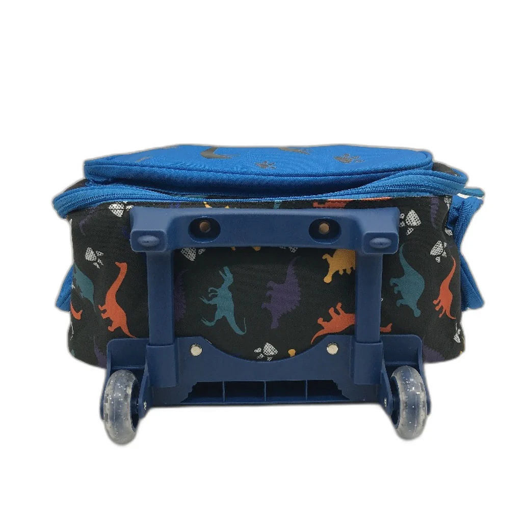 Vaschy Dinosaur Kids 18 Inch Luggage Carry On Suitcase With Wheels Blue NEW - Image 5