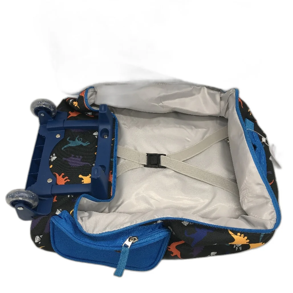 Vaschy Dinosaur Kids 18 Inch Luggage Carry On Suitcase With Wheels Blue NEW - Image 7