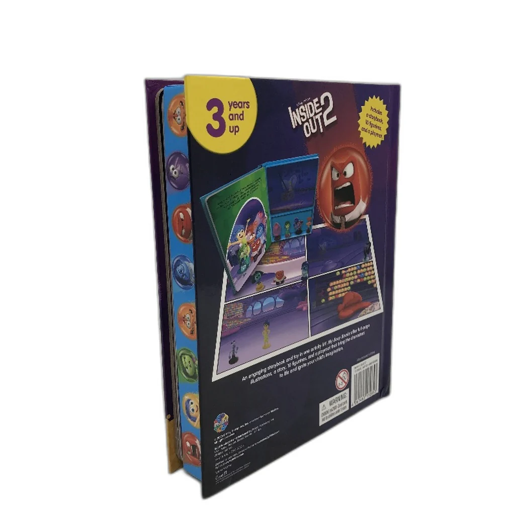 Phidal My Busy Book Disney Inside Out 2 Storybook Playmat & 10 Figurines NEW - Image 3