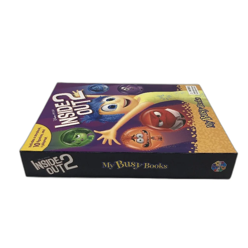 Phidal My Busy Book Disney Inside Out 2 Storybook Playmat & 10 Figurines NEW - Image 4