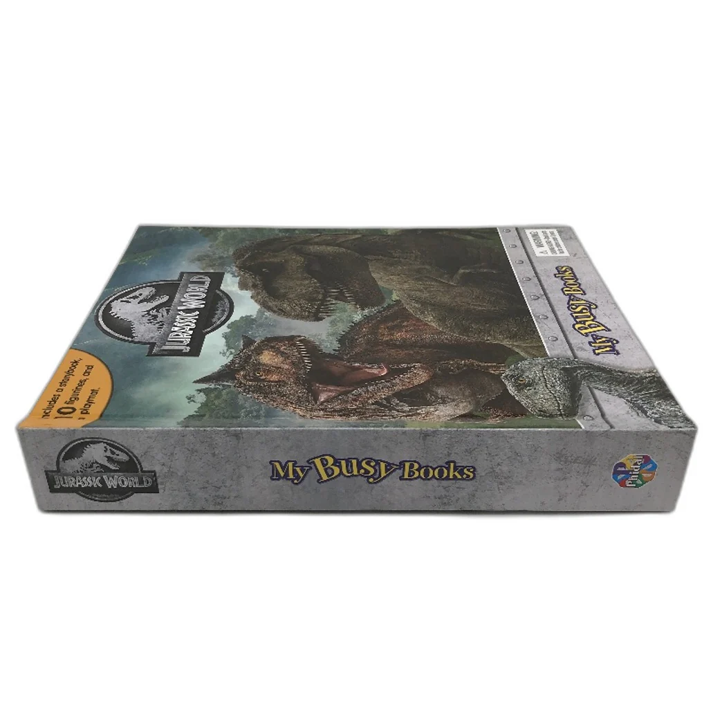 Phidal My Busy Book Jurassic World Storybook Playmat & 10 Figurines NEW - Image 6