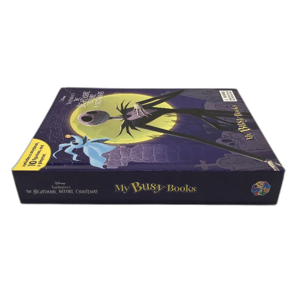 Phidal Busy Book The Nightmare Before Christmas Storybook Playmat 10 Figures NEW - Image 6