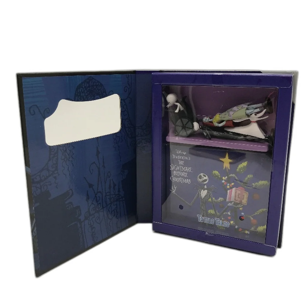 Phidal Busy Book The Nightmare Before Christmas Storybook With 4 Figurines NEW - Image 5