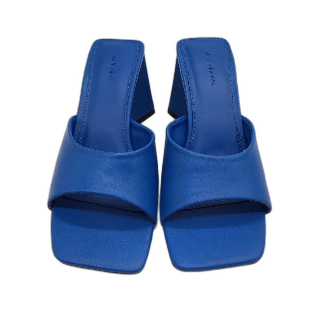 Alice In The Eve Royal Blue Highlight Mule Heels Ladies Size US 7 EU 38 NEW - Image 2