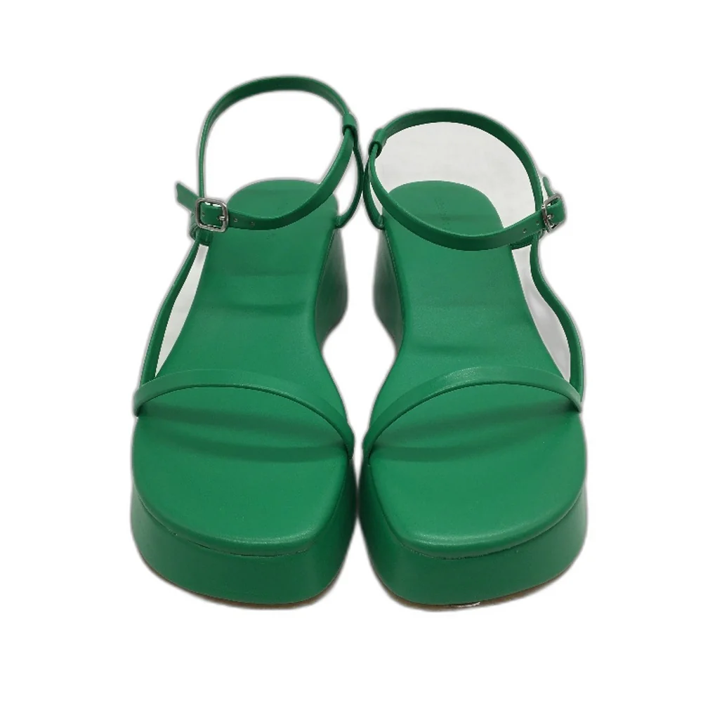 Alice In The Eve Green Fern Lola Flatform Sandals Ladies Size US 7 EU 38 NEW - Image 2