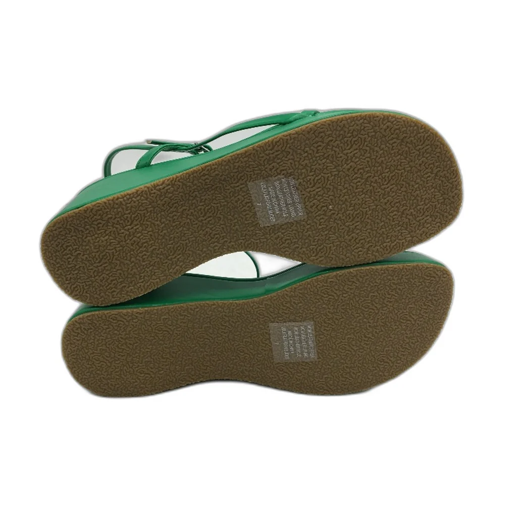 Alice In The Eve Green Fern Lola Flatform Sandals Ladies Size US 7 EU 38 NEW - Image 5