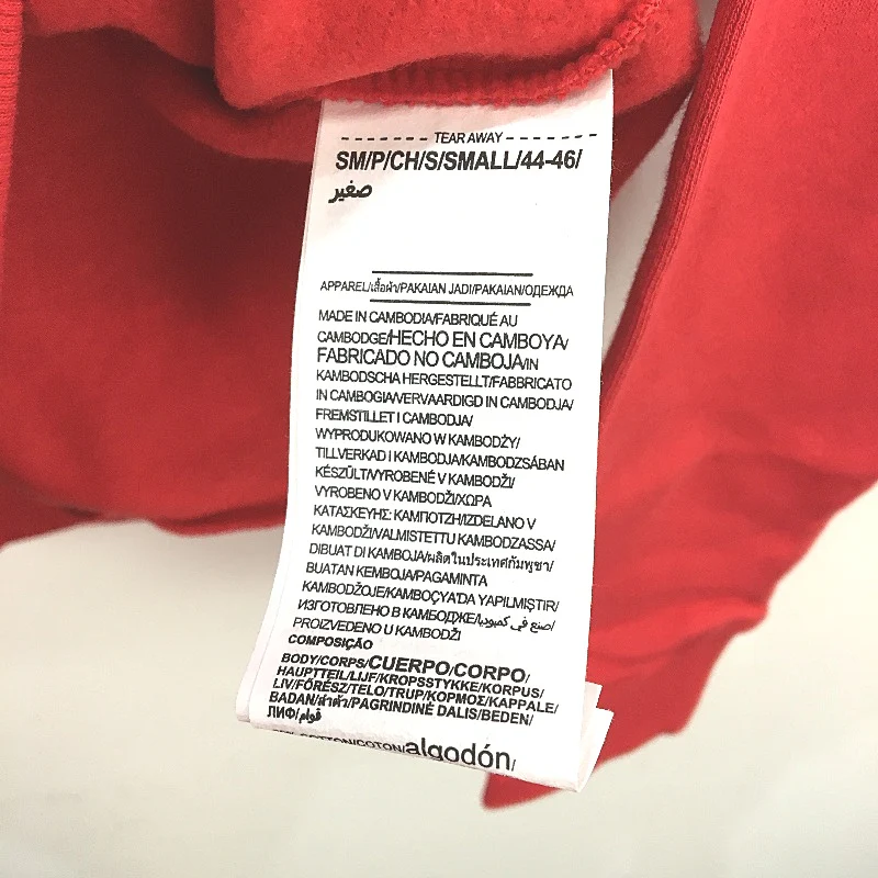 Under Armour Rival Fleece Pullover Loose Fit Red Hoodie Mens Size Small NEW - Image 4