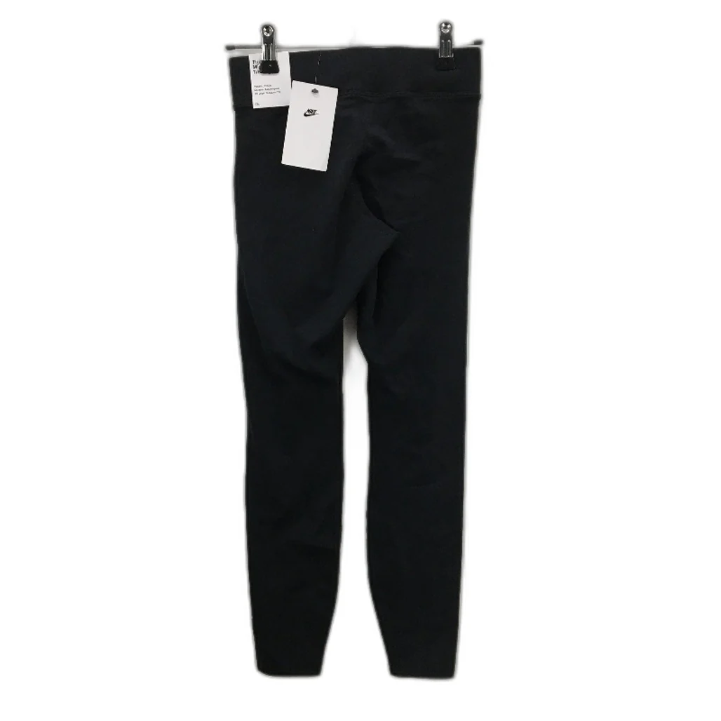 Nike 7/8 Tight Fit Mid Stretch Cotton Black Leggings Ladies Size XS NEW - Image 2