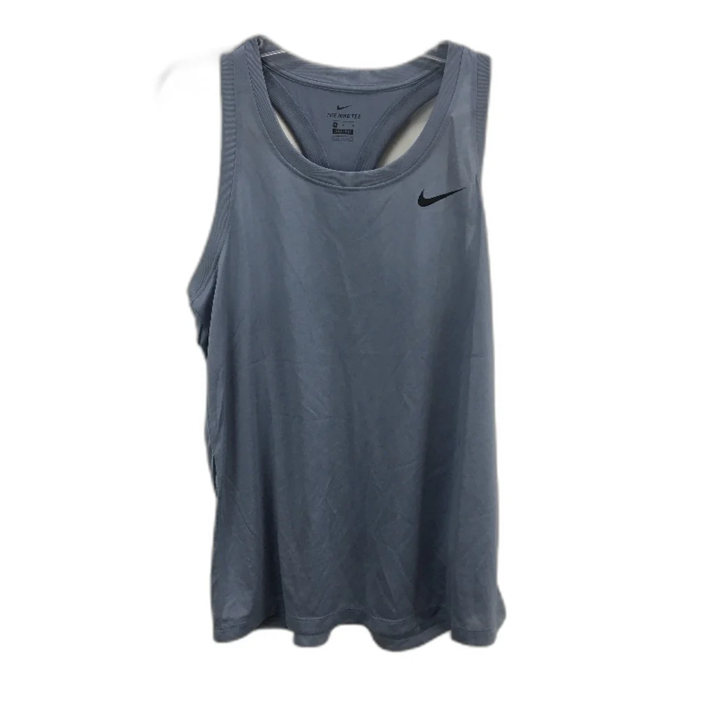 Nike Dri-FIT Racerback Baby Blue Training Tank Top Ladies Size Medium NEW