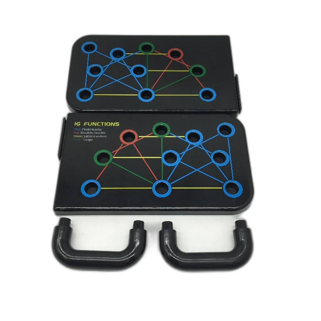 Bargainpop 16 Functiopn Push-up Board incl Handles Fitness Equipment Black NEW - Image 3