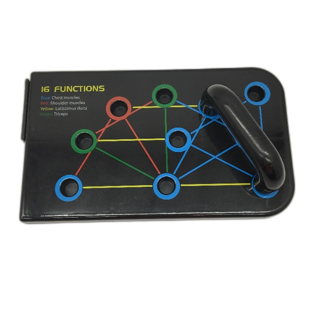 Bargainpop 16 Functiopn Push-up Board incl Handles Fitness Equipment Black NEW - Image 4