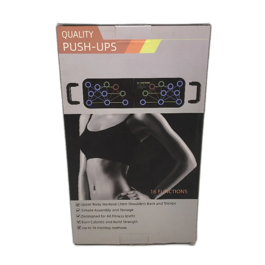 Bargainpop 16 Functiopn Push-up Board incl Handles Fitness Equipment Black NEW - Image 5