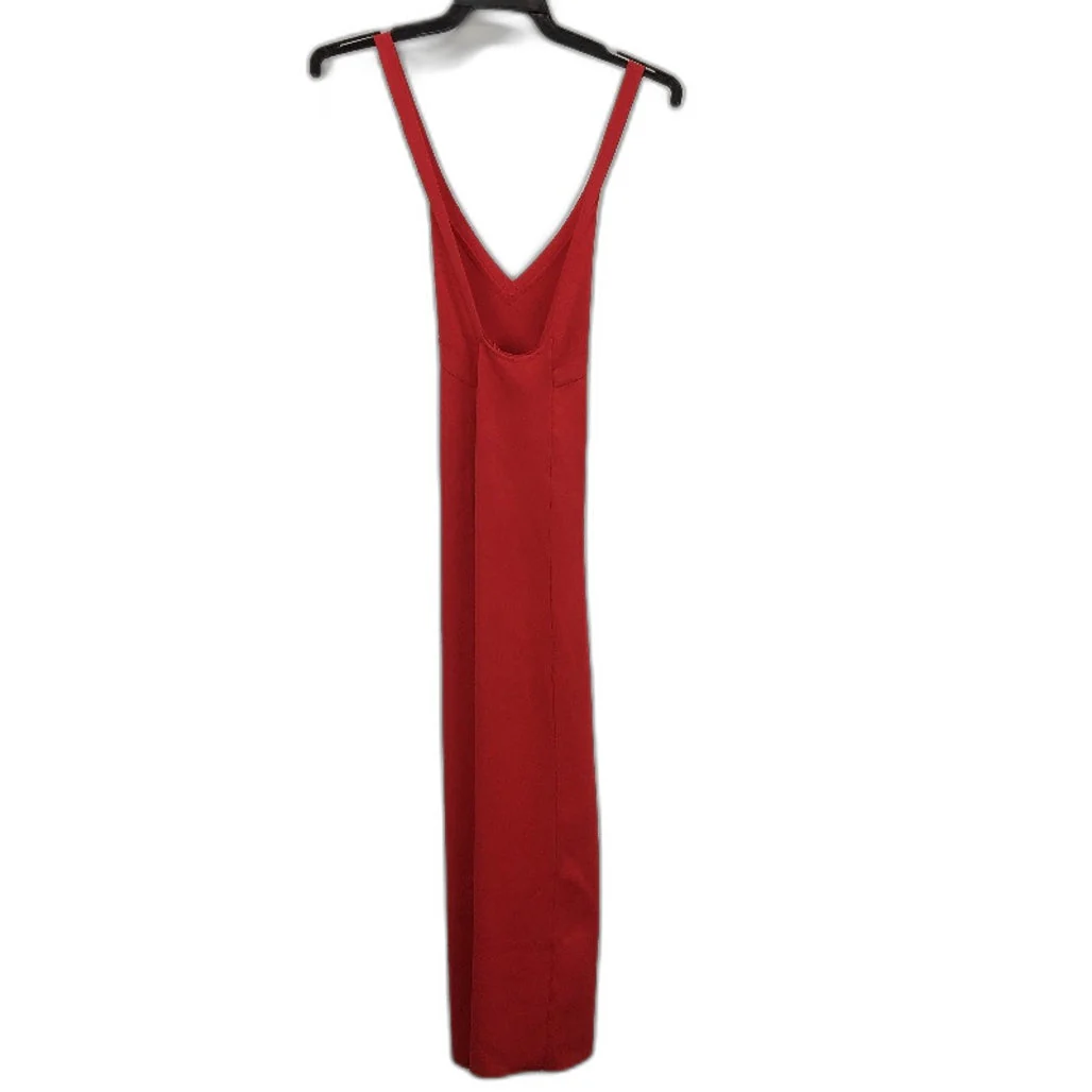 Zara Strappy Sleeveless Red Halterneck Mini Dress Ladies Size Small NEW - Image 2