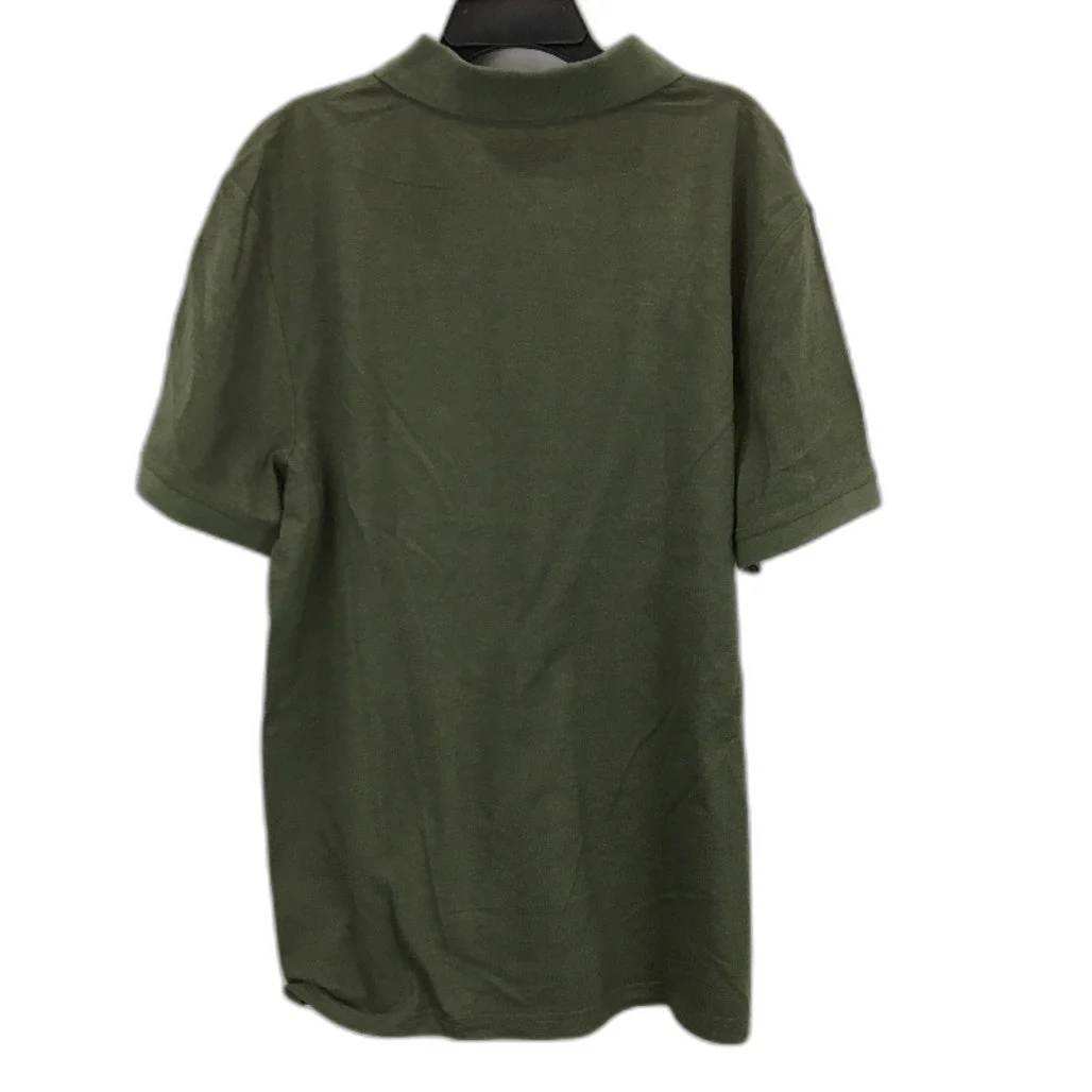 Jeanswest Olive Green Cotton Blend Collared Polo Shirt Mens Size L NEW - Image 2