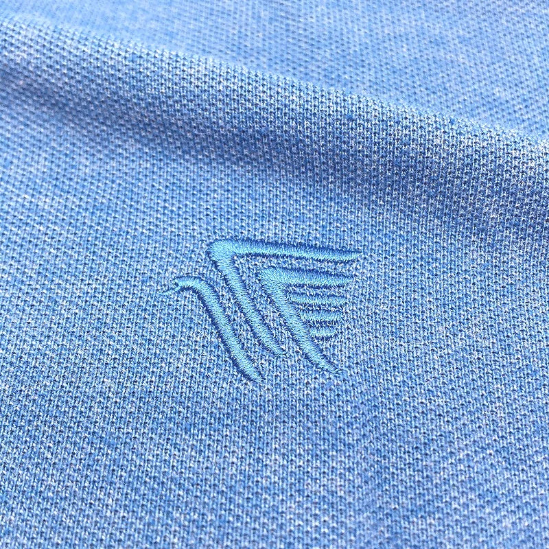 Jeanswest Ocean Blue Cotton Blend Collared Polo Shirt Mens Size L NEW - Image 4