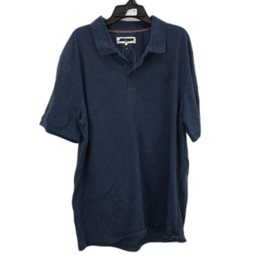 Jeanswest Dark Blue Cotton Blend Collared Polo Shirt Mens Size L NEW
