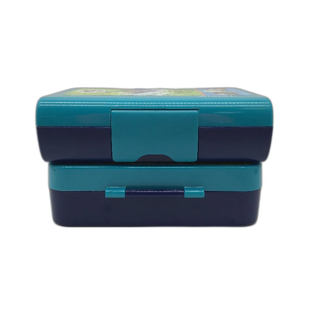 2 Pack Smash Teal & Navy Bento Bite 3 Compartment Lunch Box BPA Free NEW - Image 3