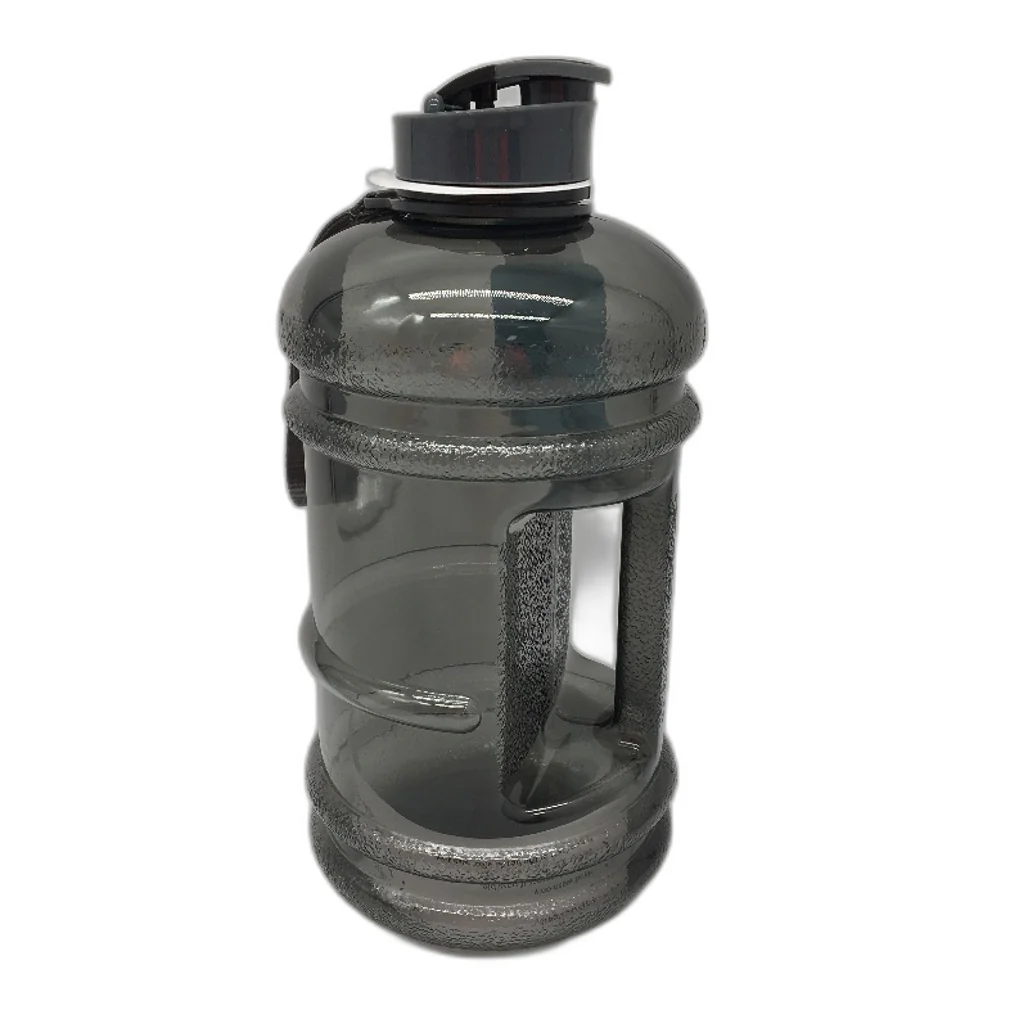 Studymate Grey Charcoal Clear Chug Drink Bottle 2L Capacity BPA Free NEW - Image 2