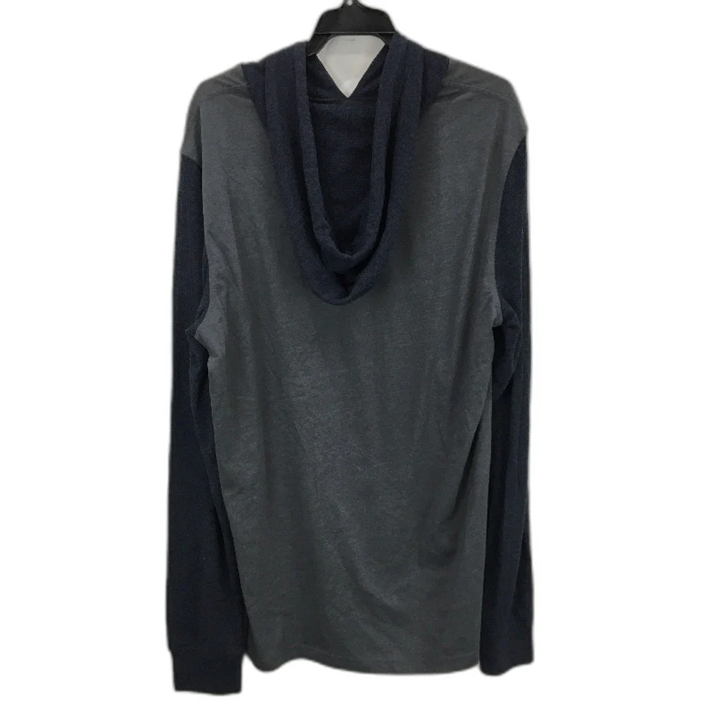 Jeanswest Howlin Winds Text Graphic Grey & Navy Thin Hoodie Mens Size Large NEW - Image 2