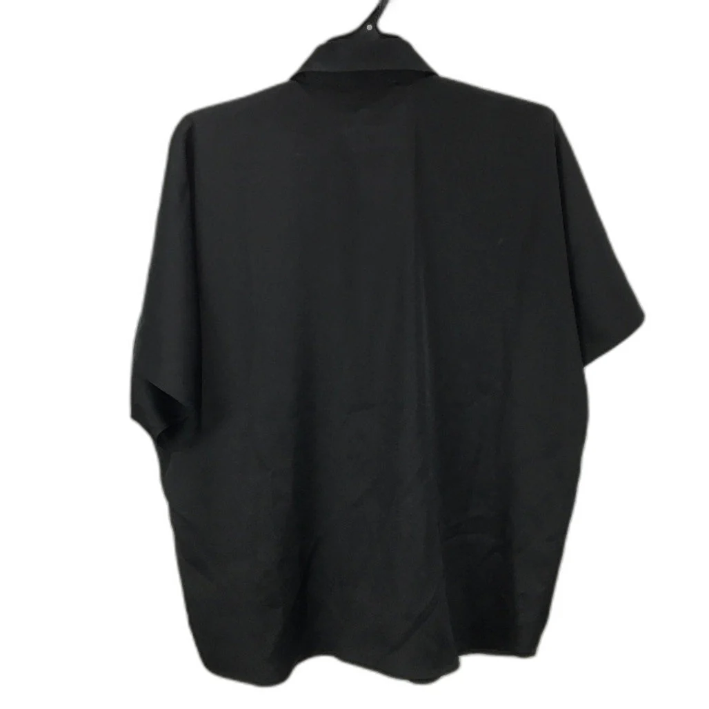 Preview Black Satin Button Shirt & Slip Skirt Set incl Cami Ladies Size AU 8 NEW - Image 4