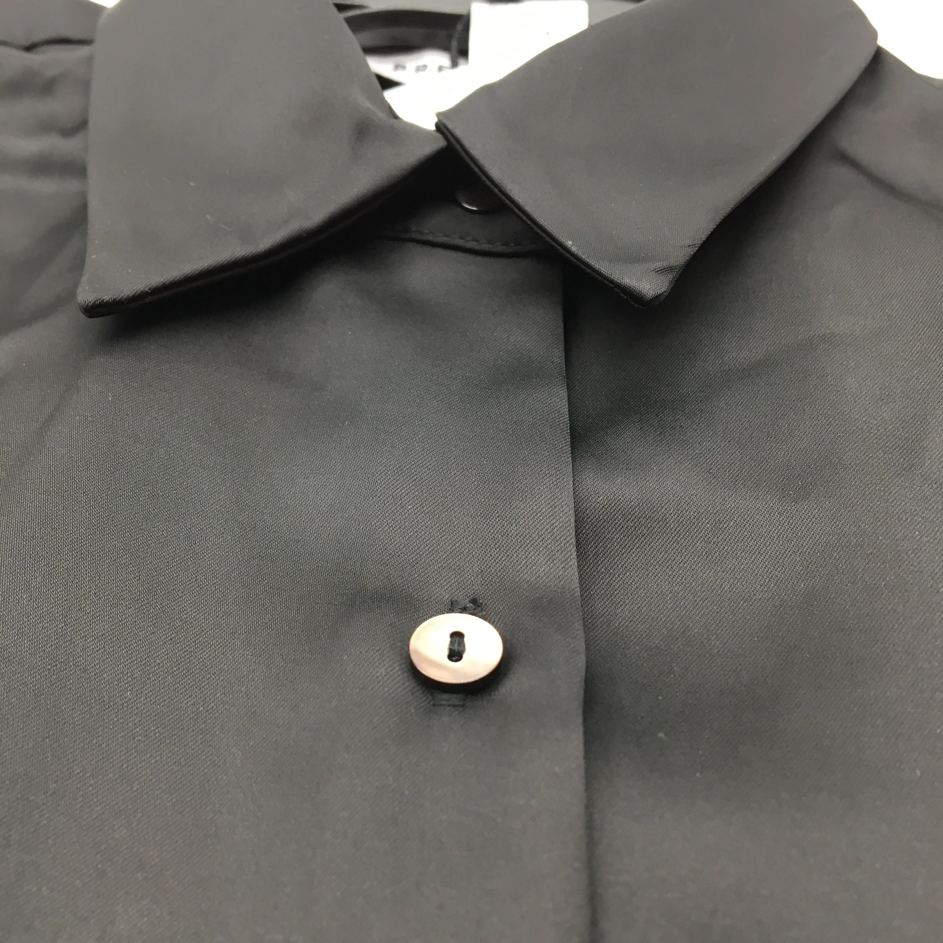 Preview Black Satin Button Shirt & Slip Skirt Set incl Cami Ladies Size AU 8 NEW - Image 6