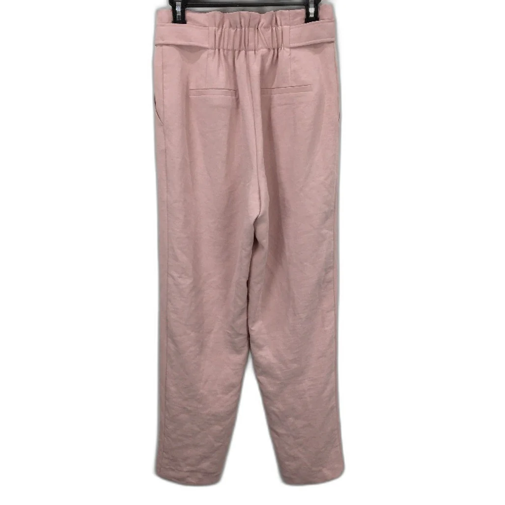 New World Light Pink Frilled Stretch Waist Loose Fit Pants Ladies Size AU 10 NEW - Image 2