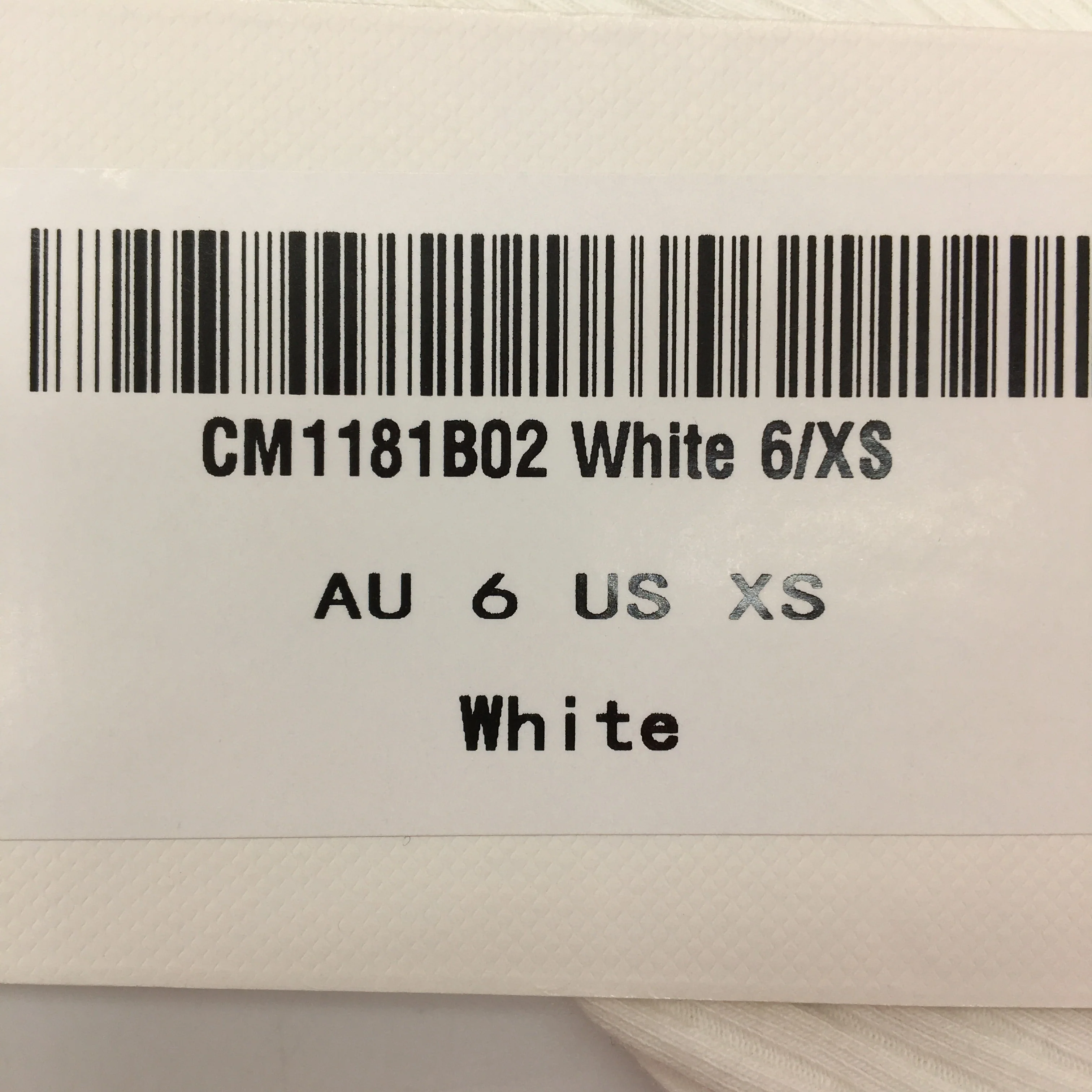 Saints & Secrets Ribbed White Puffy Sleeve Midi Dress Ladies Size AU 6 NEW - Image 3