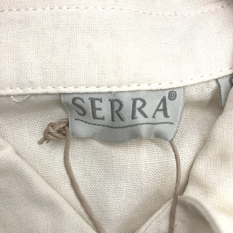 Serra Light And Cool Linen Blend Cream Cuff Sleeve Shirt Ladies NEW - Image 13