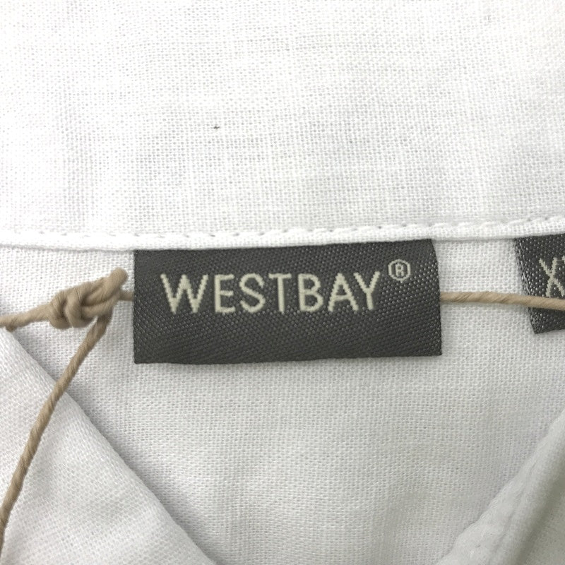 Westbay Light And Cool Linen Blend White Long Sleeve Shirt Mens NEW - Image 13