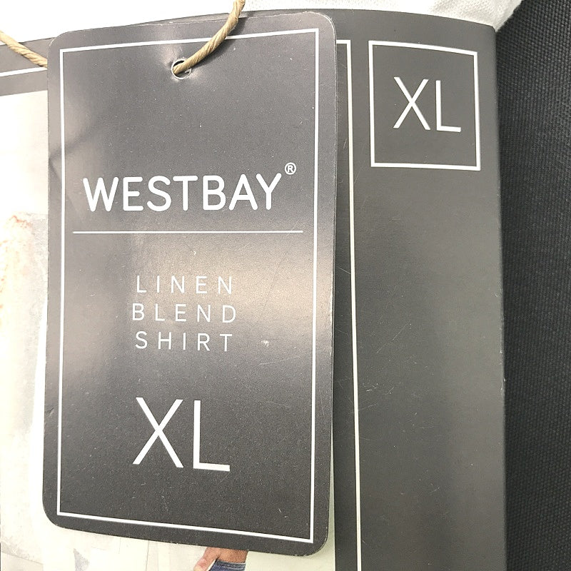 Westbay Light And Cool Linen Blend White Long Sleeve Shirt Mens NEW - Image 7